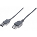 Hypertec 532414-HY USB cable USB 2.0 3 m USB A Grey