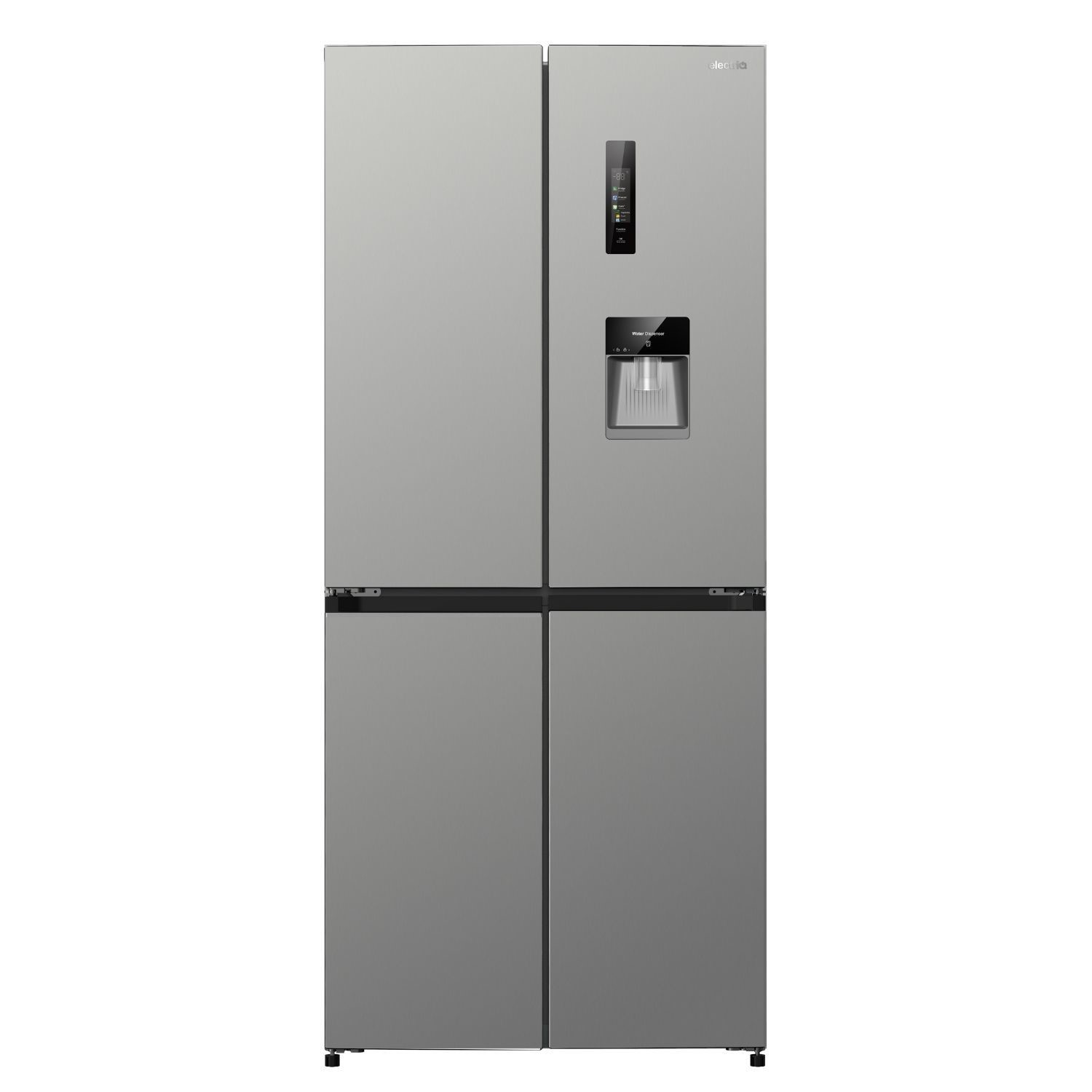 electriQ 415 Litre Four Door American Fridge Freezer with Water Dispen