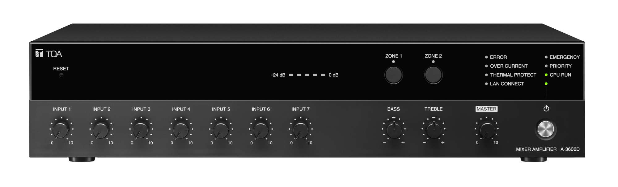 Toa A-3648D Audio Mixer 4 Channels 20 - 20000 Hz