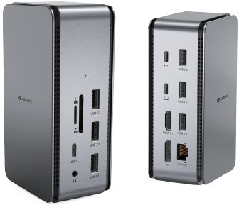 Image of eSTUFF USB4 Pro Dual Dock (no power supply included)
