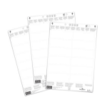 Durable 102202 self-adhesive label Rectangle White 240 pc(s)