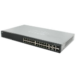 Cisco SF500-24P Managed L3 Fast Ethernet (10/100) Power over Ethernet (PoE) Black