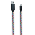 2GO 797145 USB-kabel 1 m USB B Micro-USB B Meerkleurig