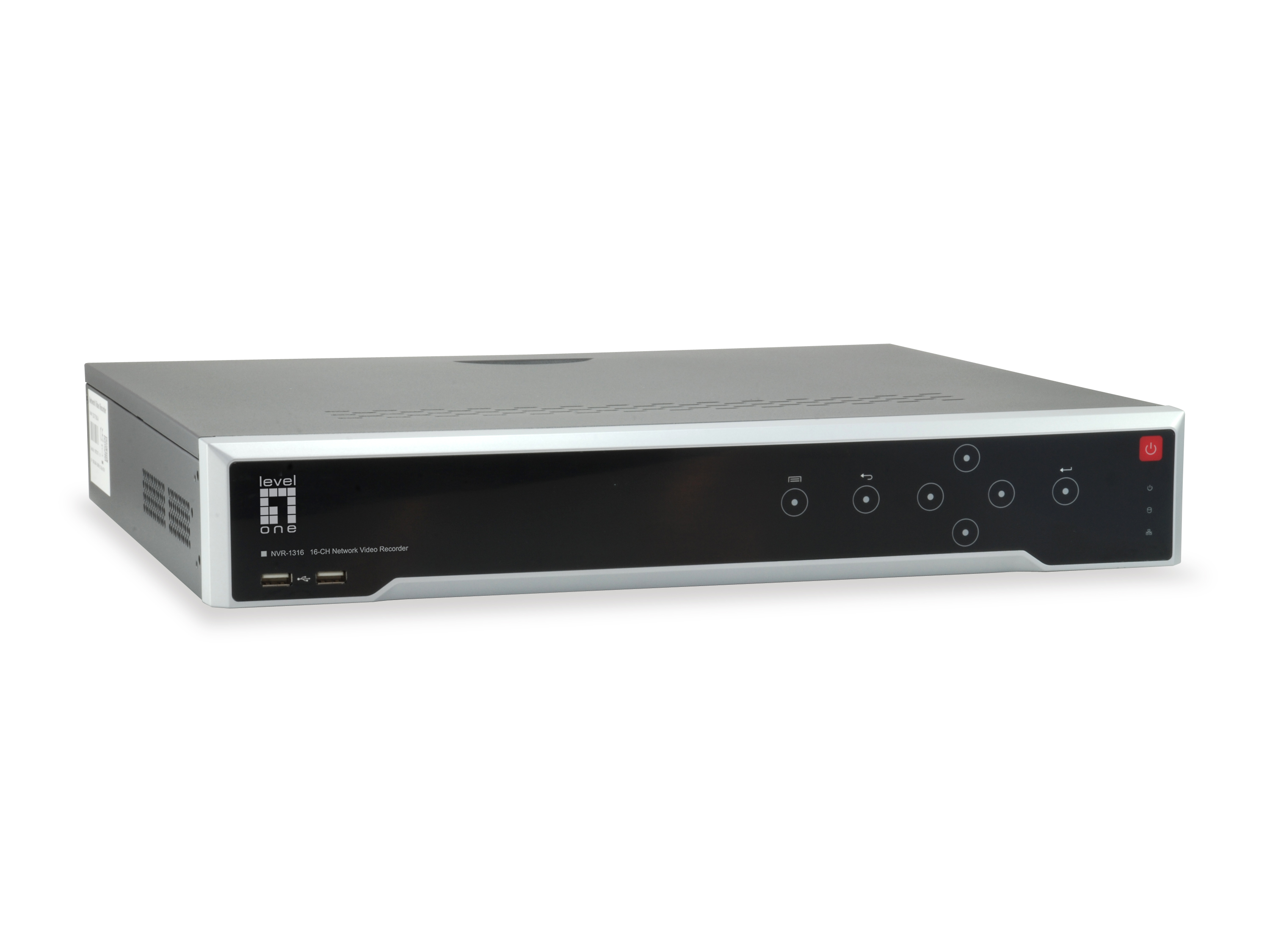 Image of LevelOne GEMINI 16-Channel Network Video Recorder, H.265