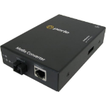 Perle Fast Ethernet, 100Base-TX - 100Base-ZX, 1550nm, single mode, ST, AUS Power Cord