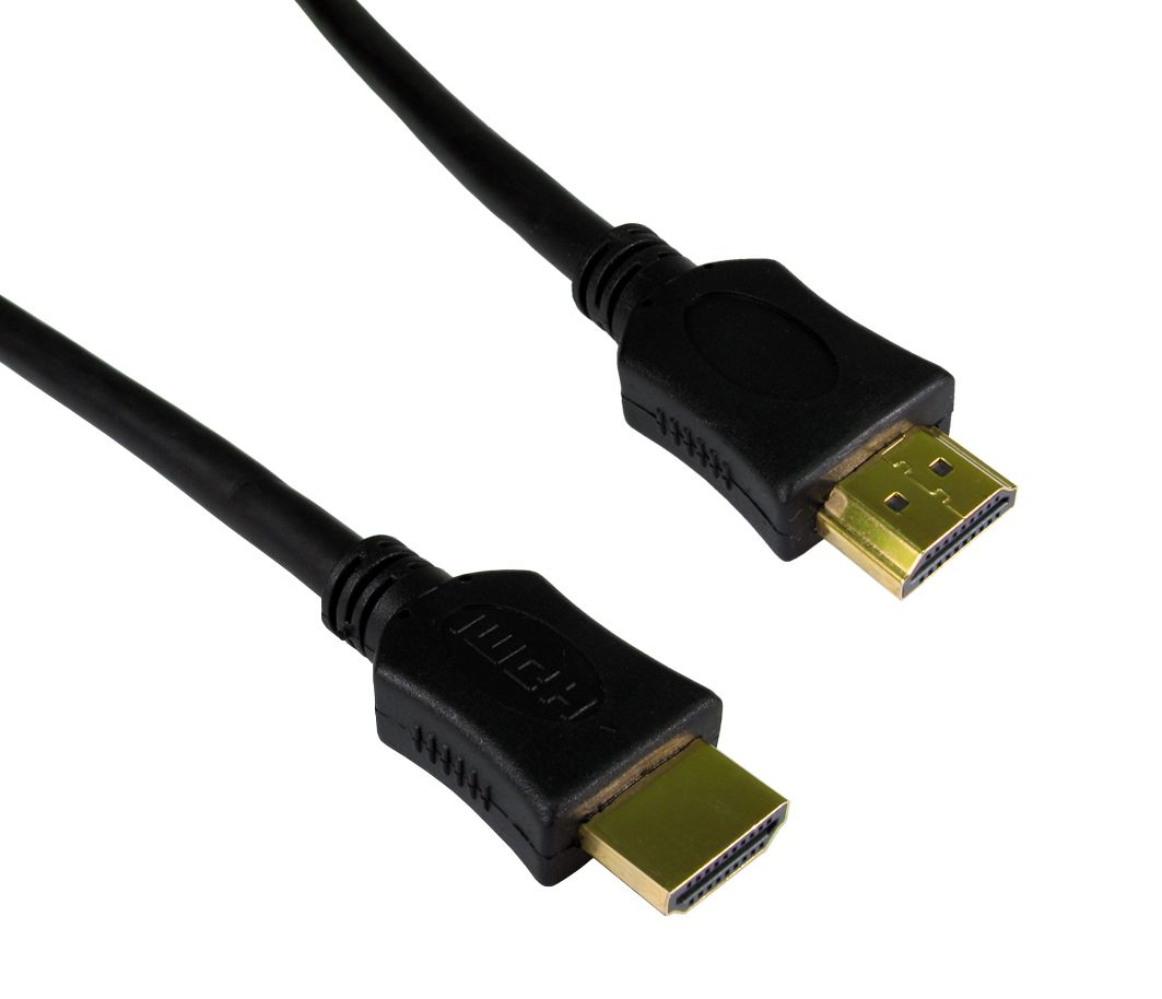 Image of Cables Direct 0.5m HDMI, M - M HDMI cable HDMI Type A (Standard) Black