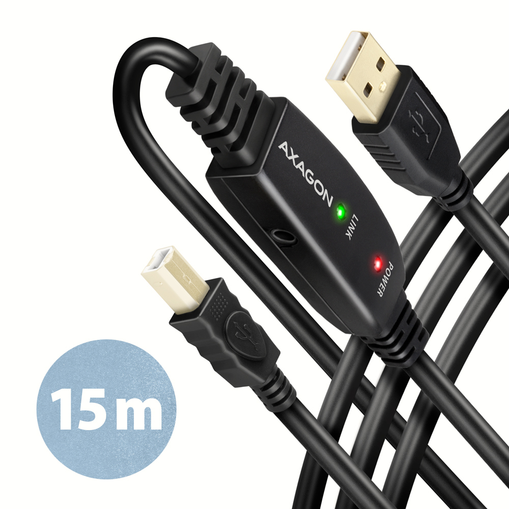 EU Product - ADR-215B aktives USB 2.0 Verbindungskabel USB-A auf USB-B - Cable - Digital