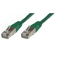 Image of Microconnect Rj-45/Rj-45 Cat6 10m networking cable Green F/UTP (FTP)