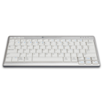 BakkerElkhuizen UltraBoard 950 Wireless toetsenbord Kantoor Bluetooth QWERTZ Zwitsers Licht Grijs, Wit