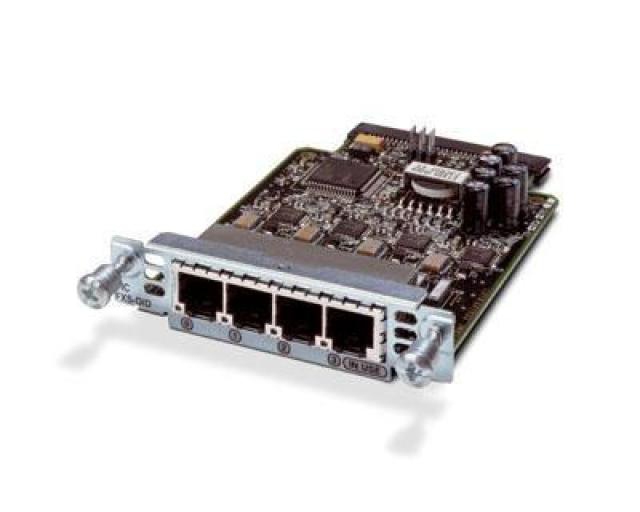 Cisco VIC3-4FXS/DID VoIP telephone adapter
