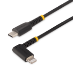StarTech.com RUSB2CLTMM2MR mobile phone cable Black 78.7" (2 m) USB C Lightning
