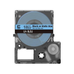 Epson C53S672080/LK-4LBJ DirectLabel-etikettes black on blue matt 12mm for Epson LabelWorks LW-C 410