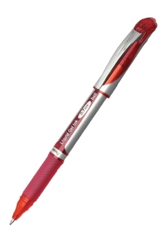 Photos - Pen Pentel EnerGel Xm Capped gel  Red Fine 12 pc(s) BL57-BO 