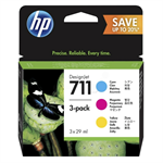 HP P2V32A/711 Ink cartridge multi pack C,M,Y 29ml Pack=3 for HP DesignJet T 520