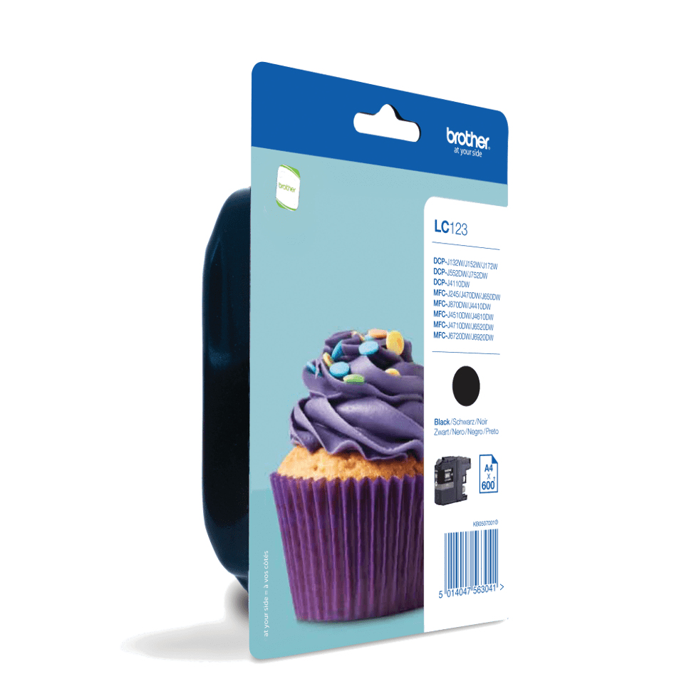 Brother LC123BK Inkjet Cartridge Black Twinpack LC123BKBP2