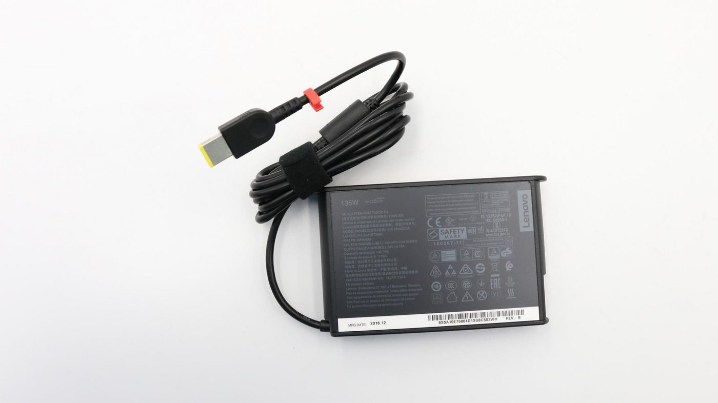Image of Lenovo AC Adapter Slim 135W 20VDC 3P - Approx 1-3 working day lead.