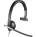 Logitech 981-000513 headphones/headset Wired Head-band Office/Call center USB Type-A Black, Silver