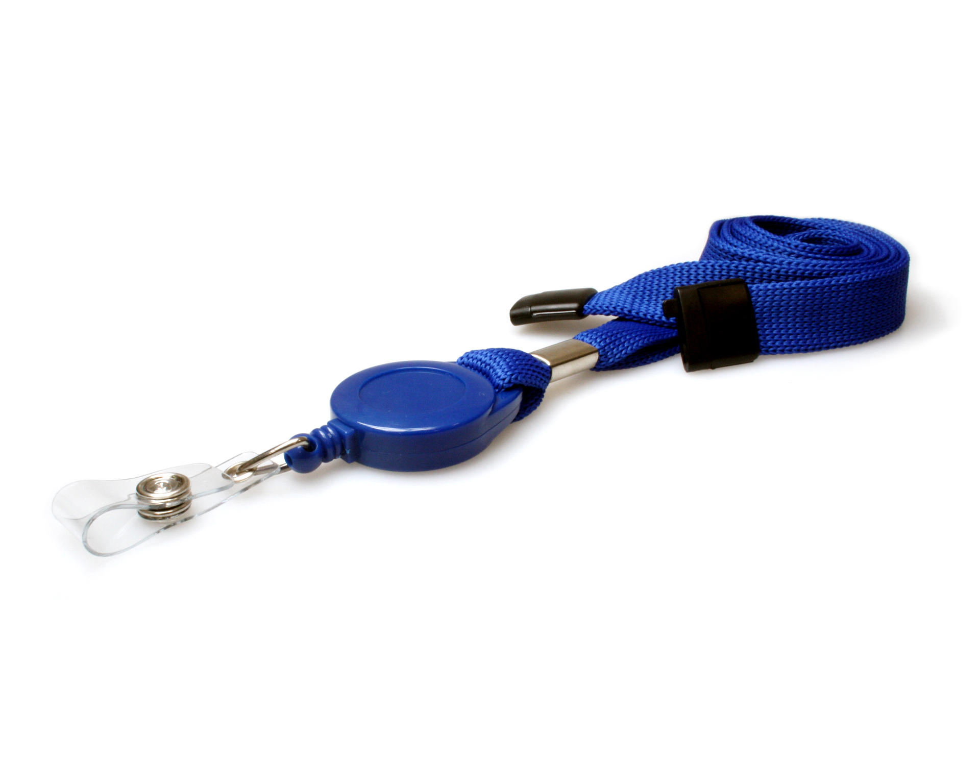 Image of Digital ID 16mm Mid Blue Tubular Flexiweave Breakaway Lanyards...