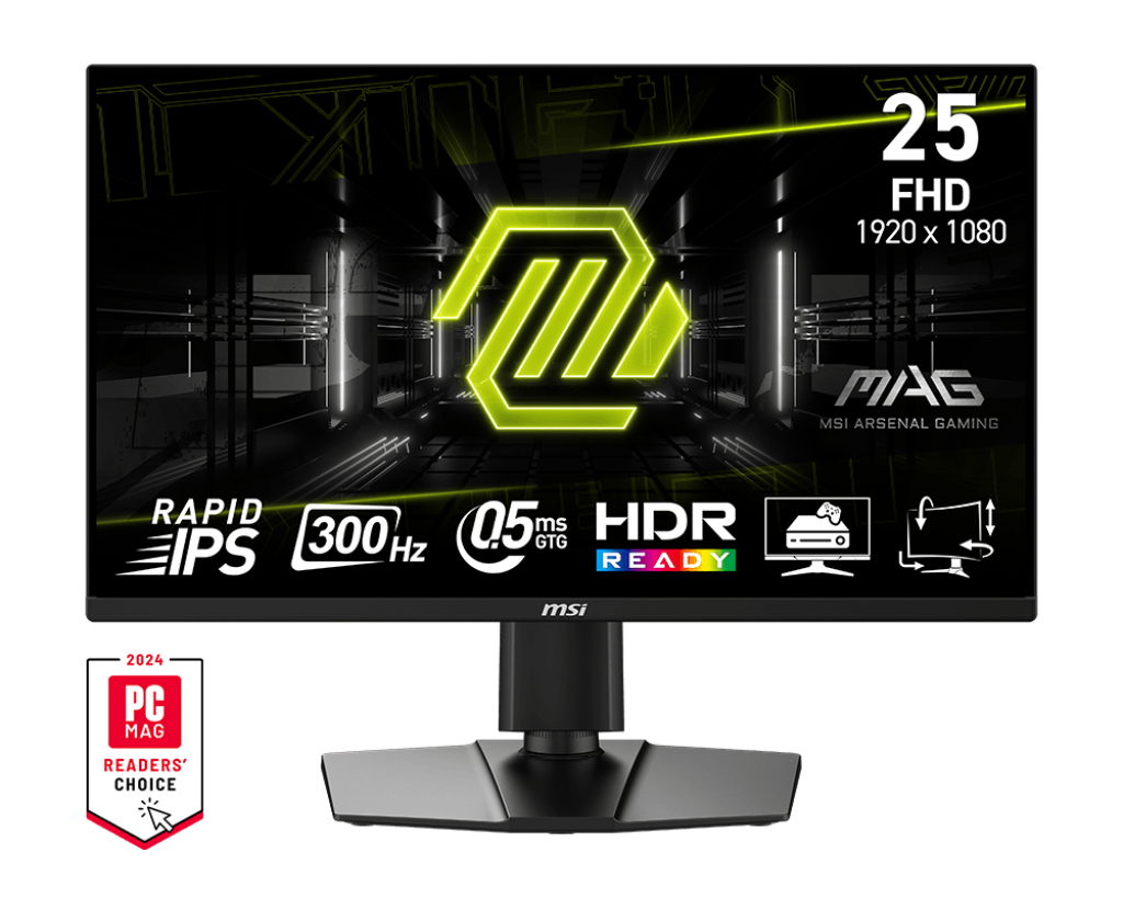 MSI MAG 255PXF computer monitor 62.2 cm (24.5") 1920 x 1080 pixels Full HD Black