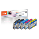 Peach PI200-849 inktcartridge 5 stuk(s) Compatibel Zwart, Cyaan, Magenta, Geel