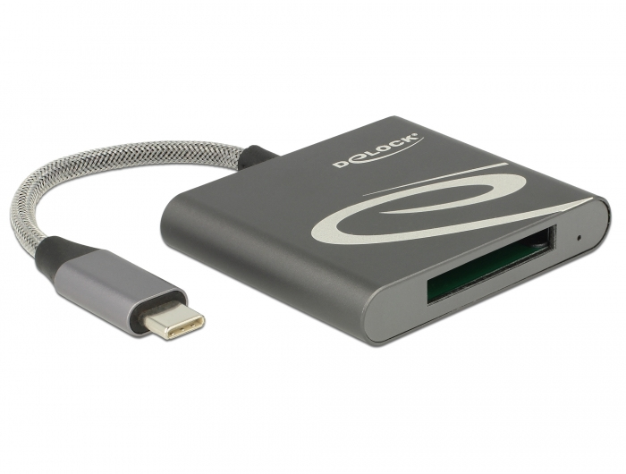 Image of DeLOCK 91746 card reader USB 3.2 Gen 1 (3.1 Gen 1) Type-C Anthracite