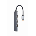 Gembird UHB-U3P1U2P3-02 interface hub Grijs