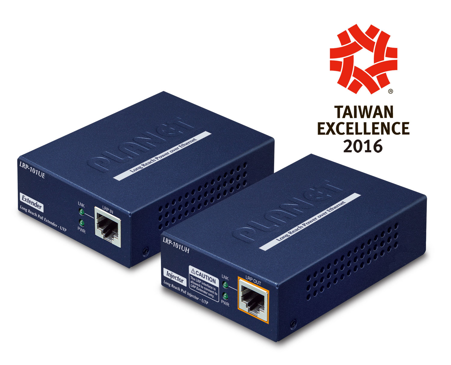 PLANET LRP-101U-KIT network extender Network transmitter & receiver Blue 10, 100 Mbit/s