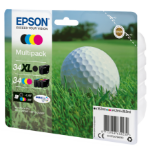 Epson C13T34794010/34XL Ink cartridge multi pack Bk,C,M,Y high-capacity 16,3ml + 3 x 4,2ml Pack=4 for Epson WF-3720