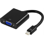 Deltaco DP-VGA3 video cable adapter 0.2 m mini DisplayPort VGA Black