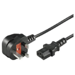 Microconnect PE090420 power cable Black 2 m Power plug type G C13 coupler