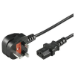 Microconnect PE090405 power cable Black 0.5 m Power plug type G C13 coupler