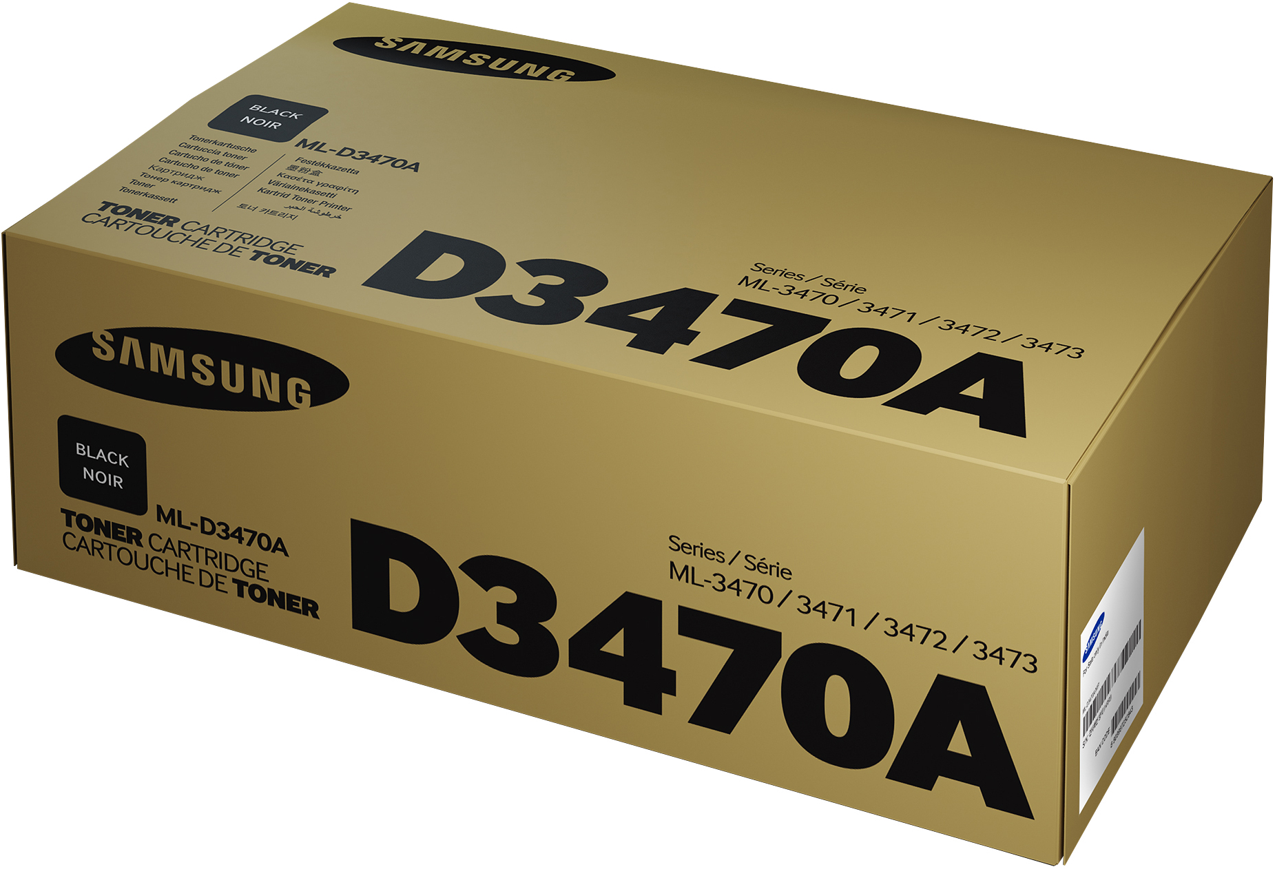 HP SU665A/ML-D3470A Toner cartridge black high-capacity, 4K pages ISO/IEC 19752 for Samsung ML 3470