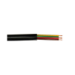 FDL 4 CORE FLAT MODULAR TELEPHONE CABLE - 100M / BLACK