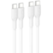 Belkin CAB023FQ1MWH2PK USB cable 39.4" (1 m) USB C White