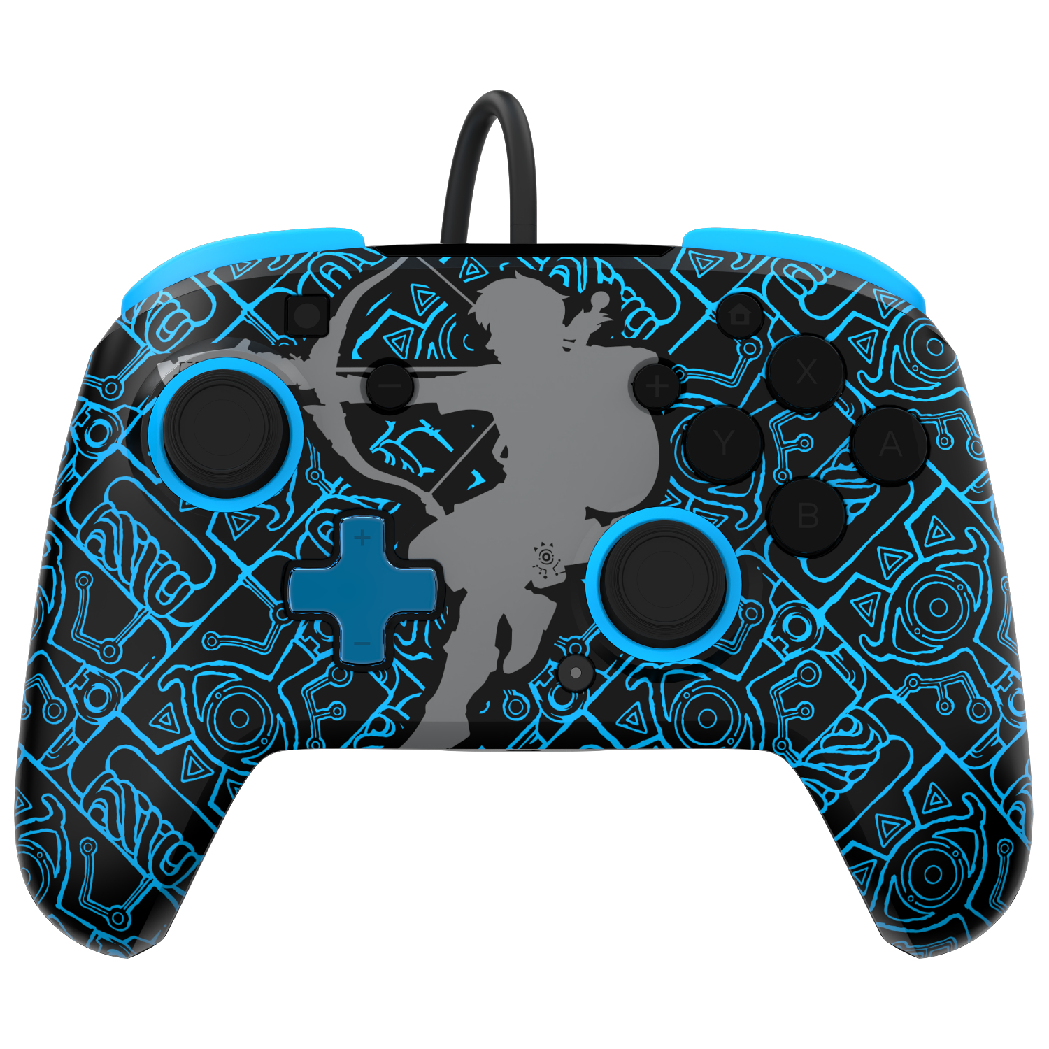 Image of PDP Nintendo Switch Sheikah Shoot REMATCH GLOW Controller