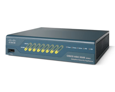 Cisco ASA 5505 hardware firewall 1U 150 Mbit/s