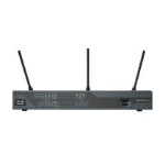Cisco C897VA wireless router Gigabit Ethernet 4G Black