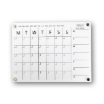 Deflecto A4 Acrylic Weekly/Monthly Planner Magnetic Mounting System  297 x 210mm - WPMA4MG