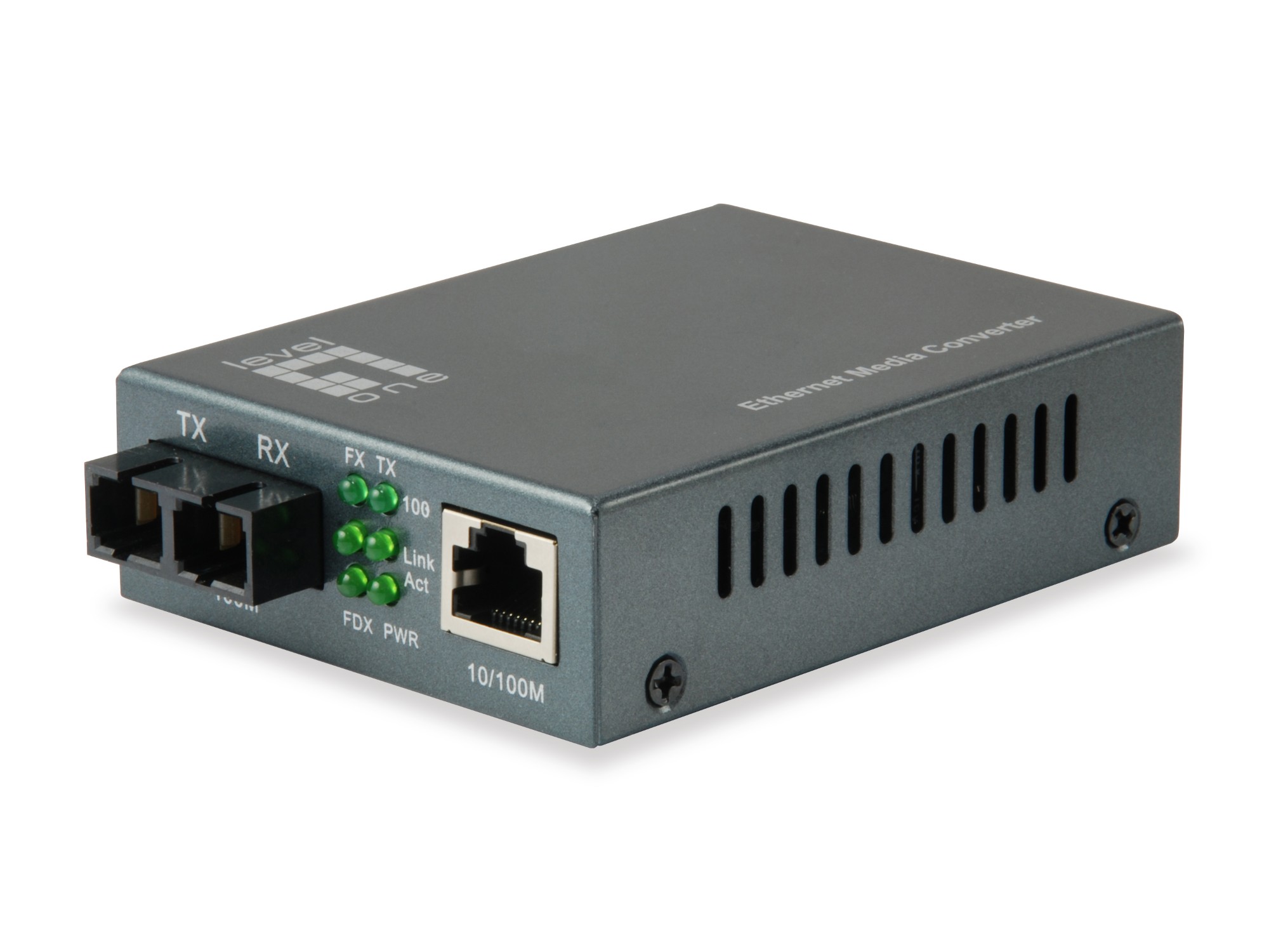 Photos - Media Converter LevelOne RJ45 to SC Fast Ethernet , Single-Mode Fiber, FVT 