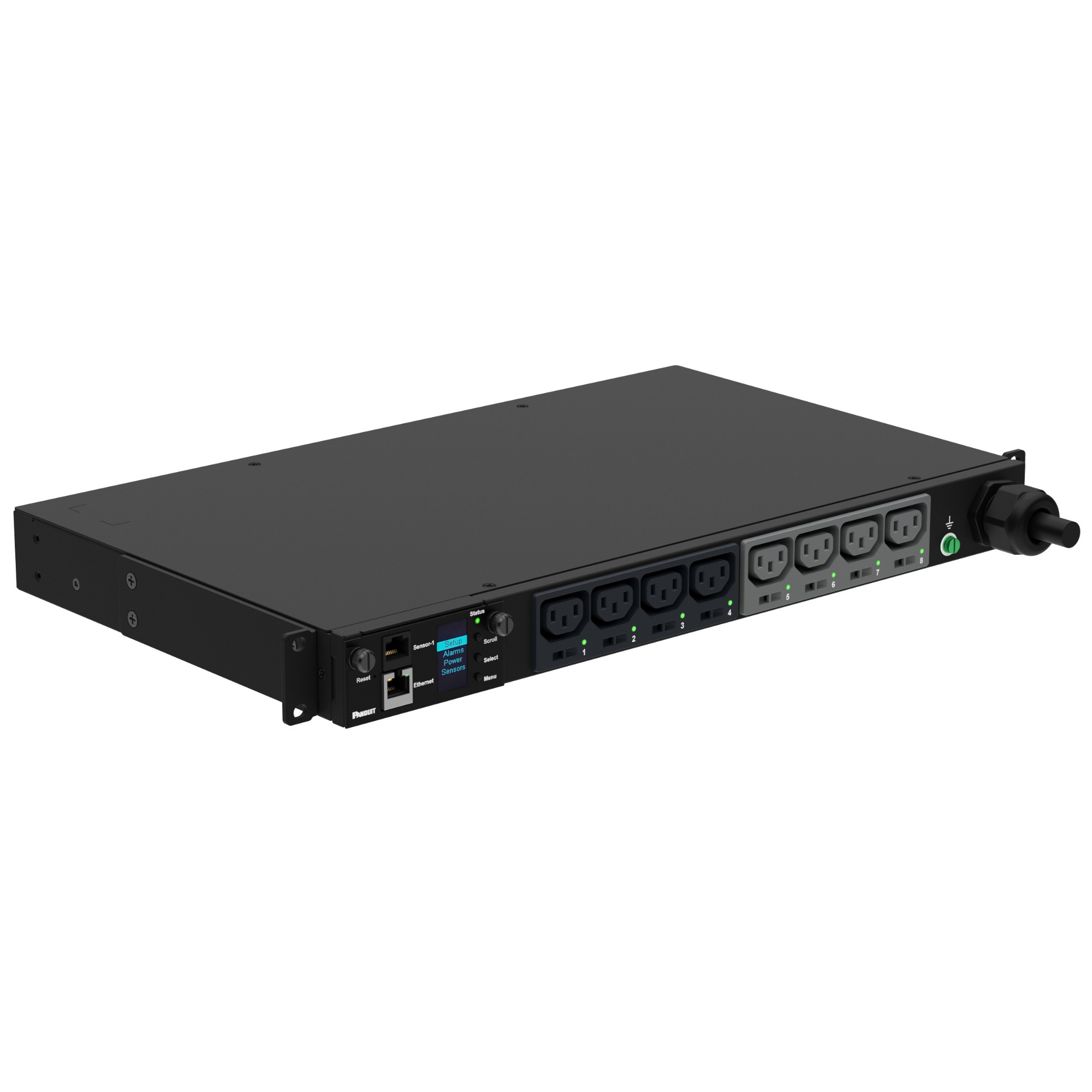 Panduit SmartZone P08G12M G5 Monitored/Switched 8-Outlet Single-Phase 230V 32A PDU