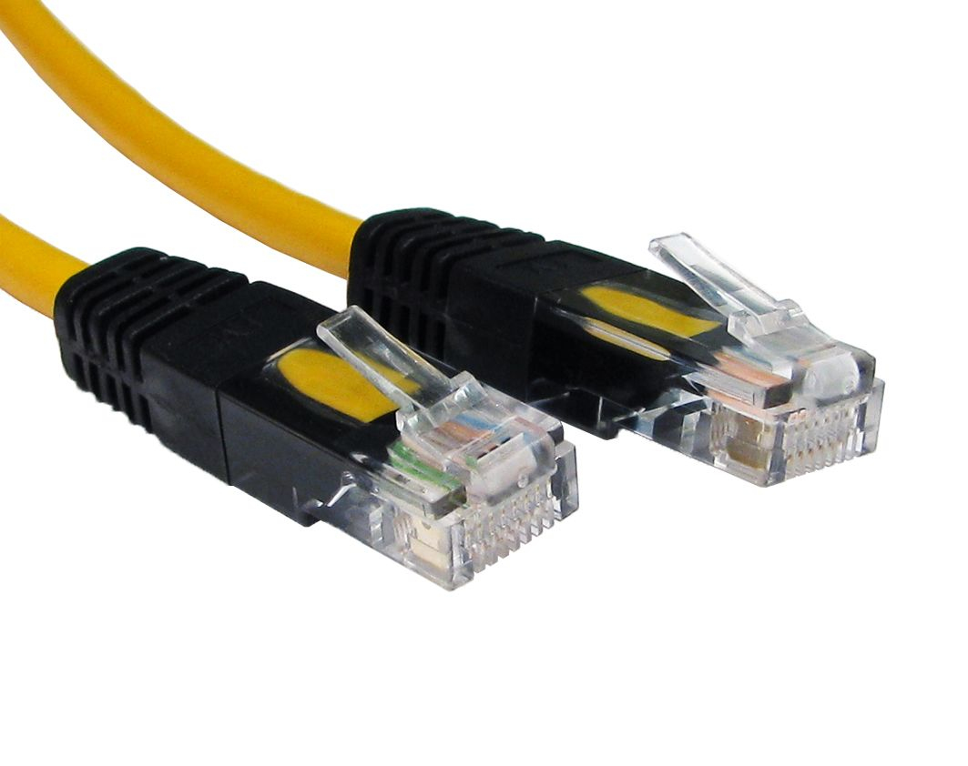 Cables Direct XXURT-610Y networking cable Yellow 10 m Cat5e U/UTP (UTP