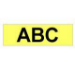 Brother Gloss Laminated Labelling Tape - 12mm, Black/Yellow ruban d'étiquette TZ