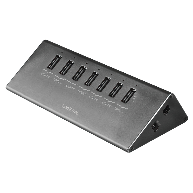 Image of LogiLink UA0225 interface hub 480 Mbit/s Black