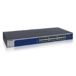 NETGEAR XS724EM Managed L2 10G Ethernet (100/1000/10000) 1U Gray, Blue