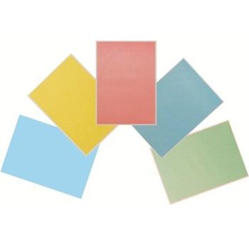 Image of Crossbow Education A4 Overlay 5 pack: 1 of each of Aqua Blue- Sky...