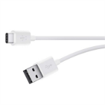 Belkin F2CU032BT10-WHT USB cable 3 m USB A USB C Male White