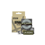 Epson Matte Tape – Khaki/White 24mm(8m) – LK-6QWJ