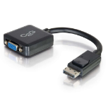 C2G 8in DisplayPortTM Male to VGA Female Active Adapter Converter - Black