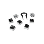 HyperX Pudding Keycaps - Full Key Set - PBT - Black (US Layout)