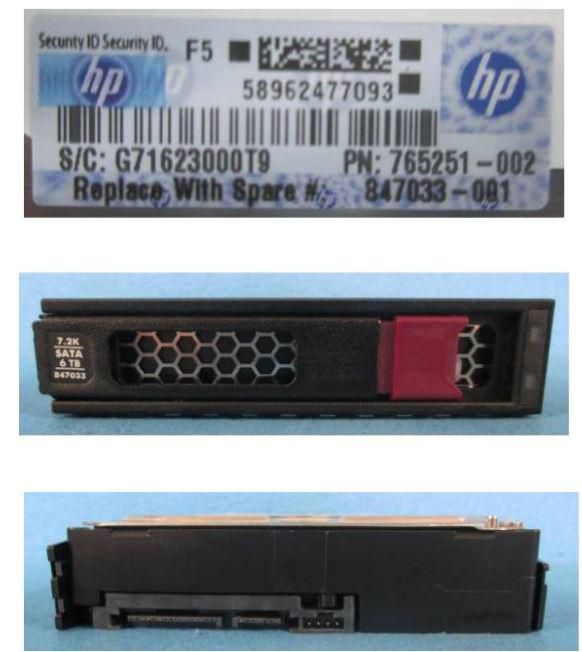 HPE DRV HDD 6TB 6G 7.2K 3.5